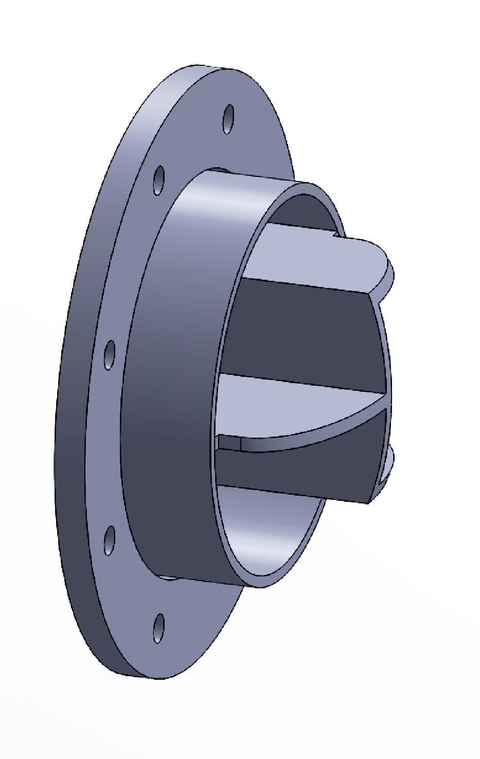 管壳式换热器。直径8英寸，6个通道